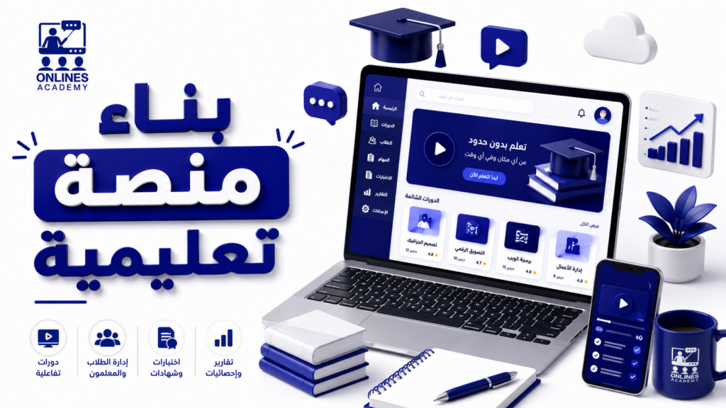 بناء منصة تعليمية