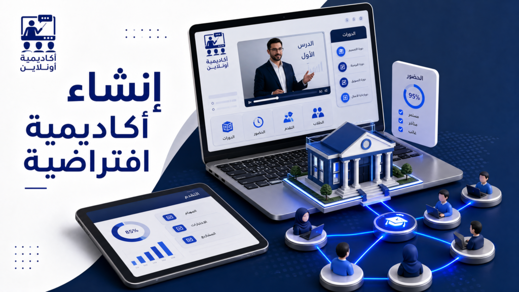 إنشاء أكاديمية افتراضية