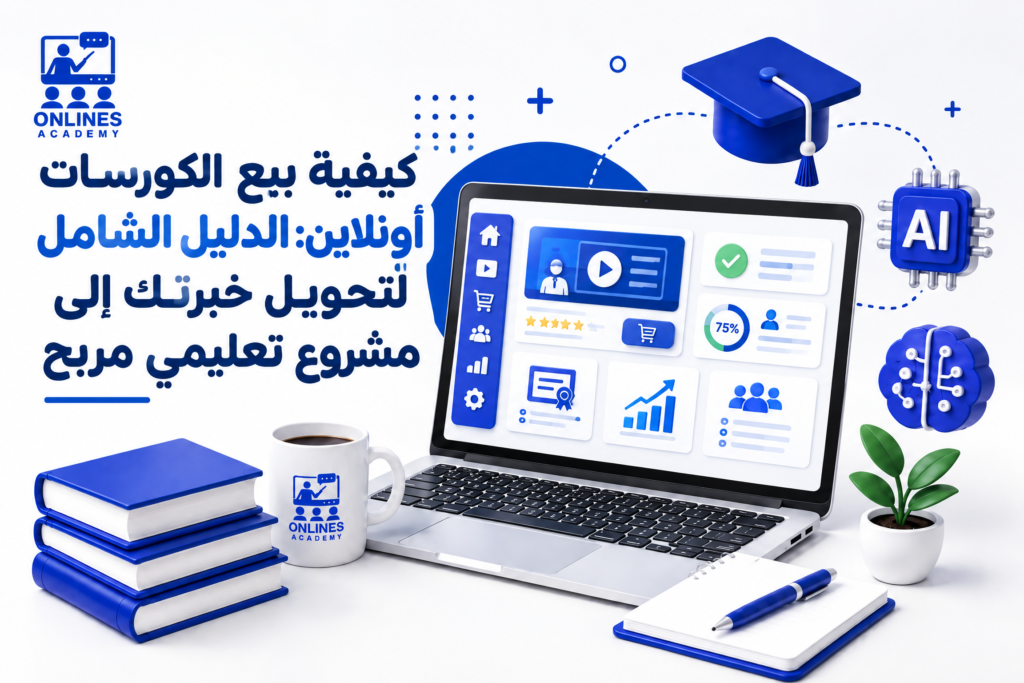 كيفية بيع الكورسات أونلاين